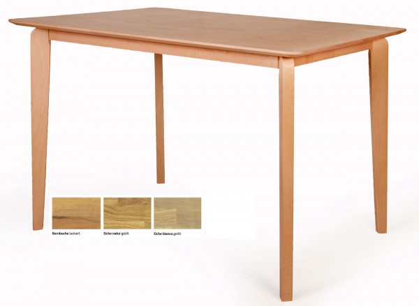 Standard Furniture Liam Tresentisch massiv in 3 Holzarten
