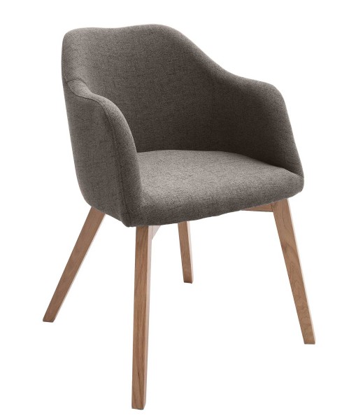 Standard Furniture Theo Retro Stuhlsessel eiche / taupe kurzfristig