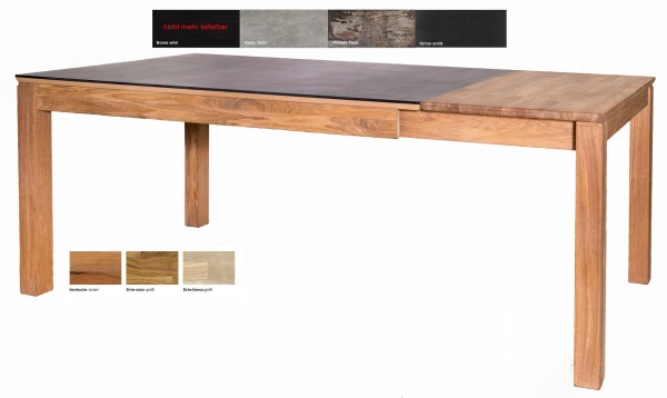 Fano Massivholztisch mit Dektonplatte extrem kratzfest