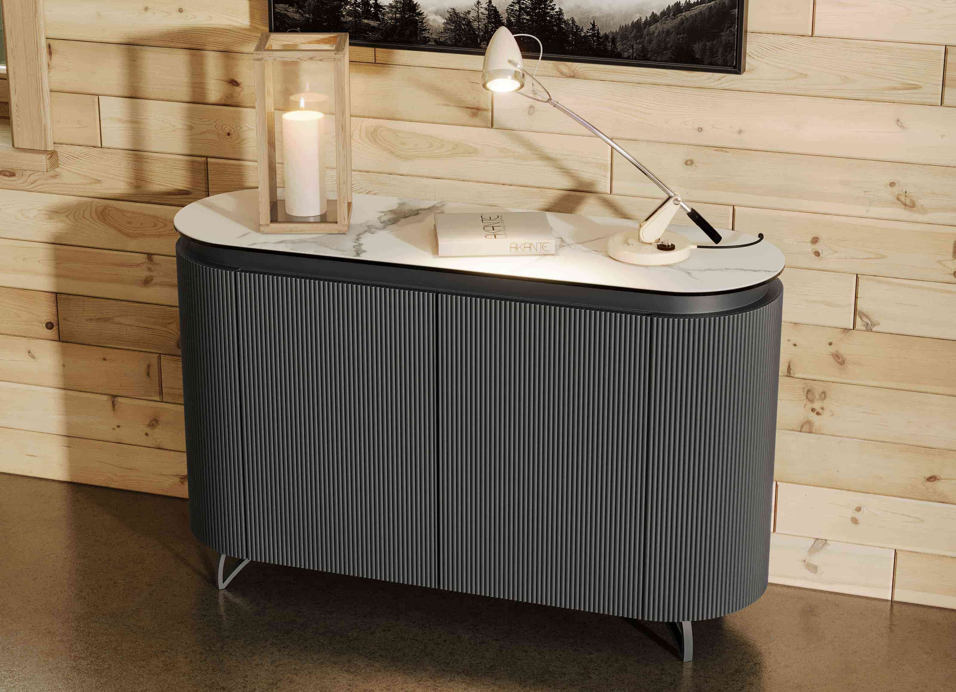 Akante Columbus Sideboard geriffelt