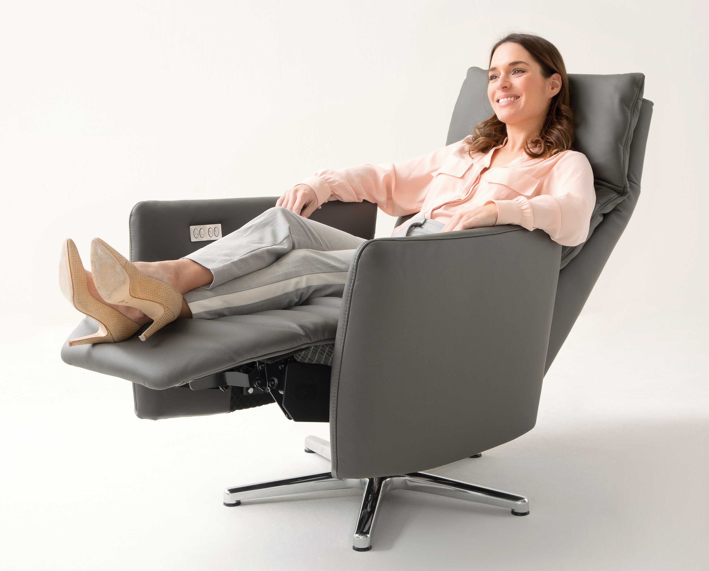 DFM Aruba Stressless Sessel Leder mit vielen Funktionen