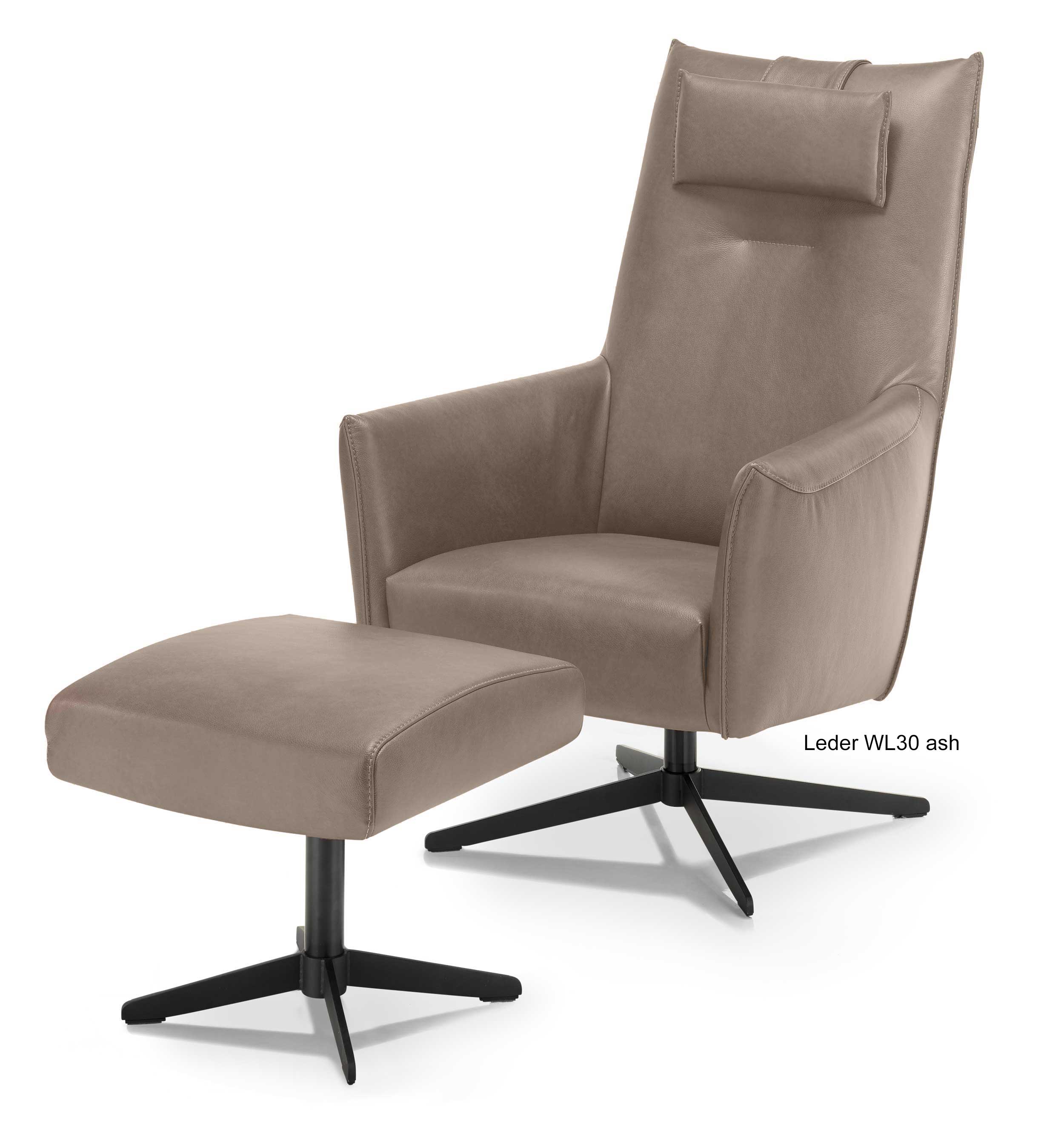 DFM Dex Sessel mit Hocker modern