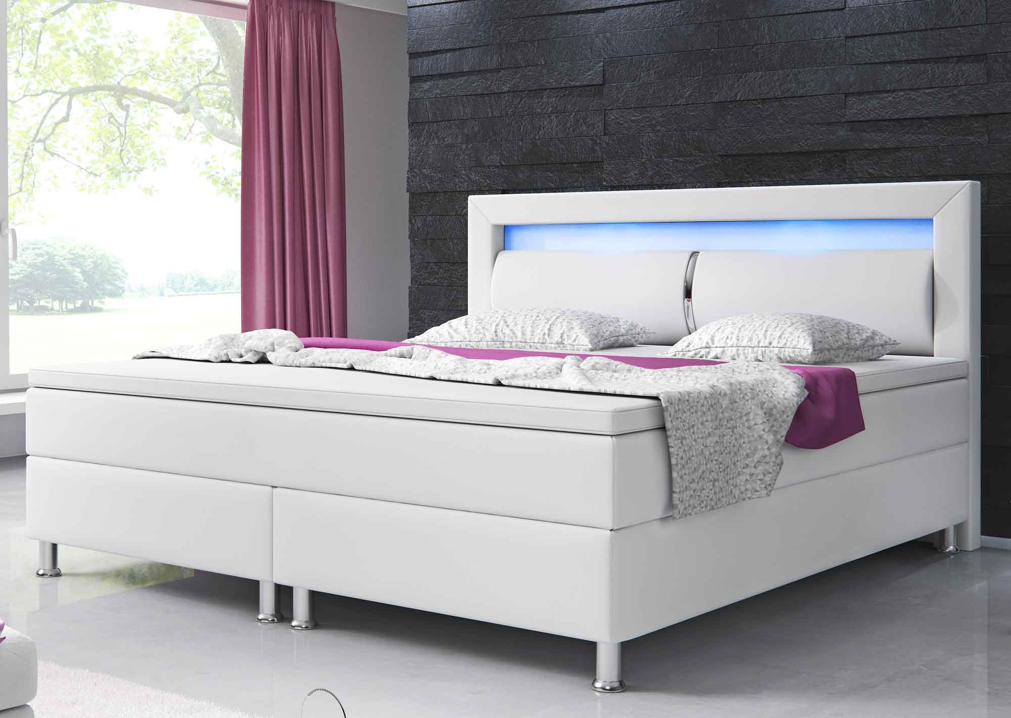 Boxspringbett 180x200 beige
