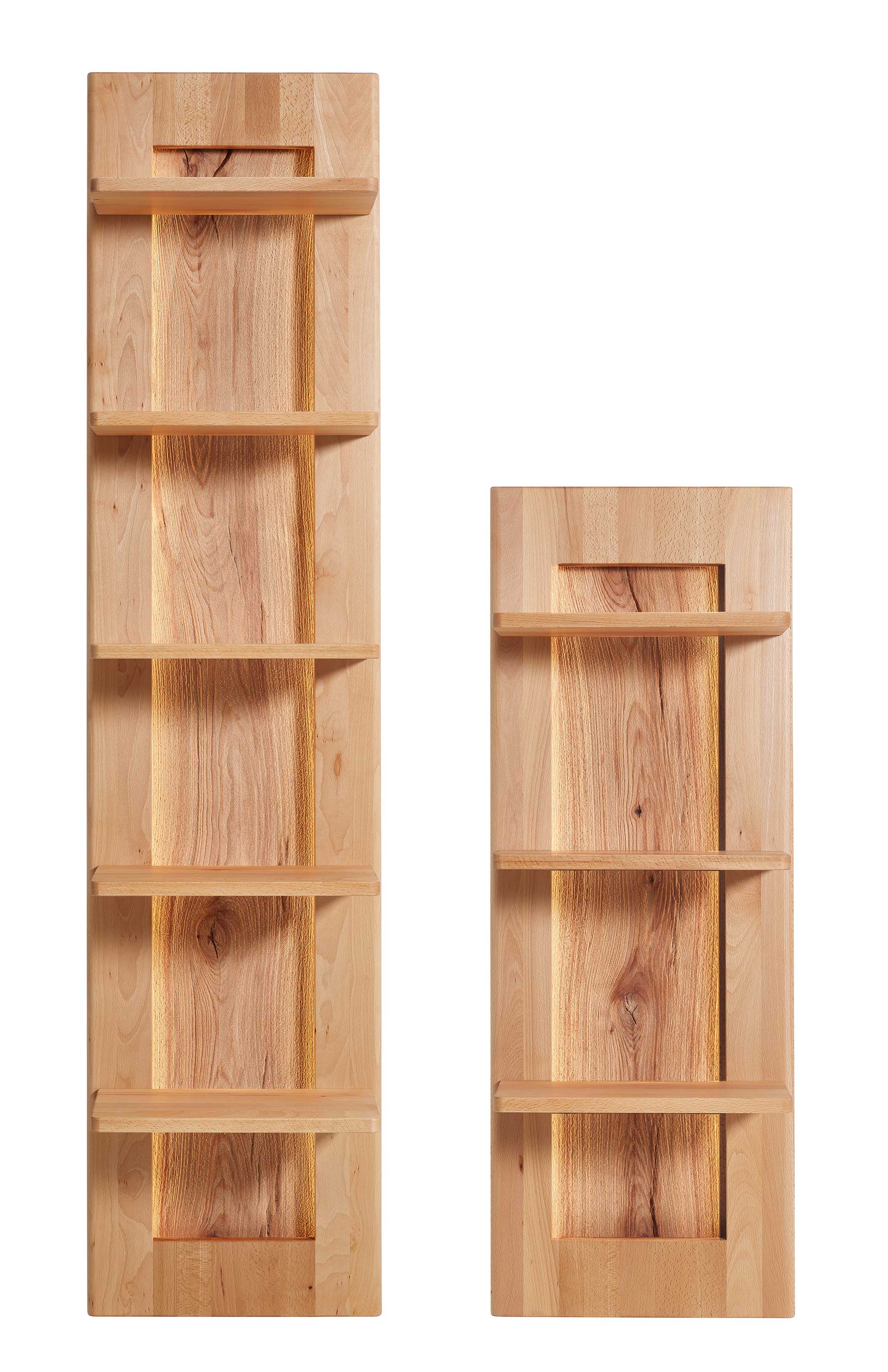 Möbel und Holz Massivholz Hängeregal 402 kernbuche sandgestrahlt