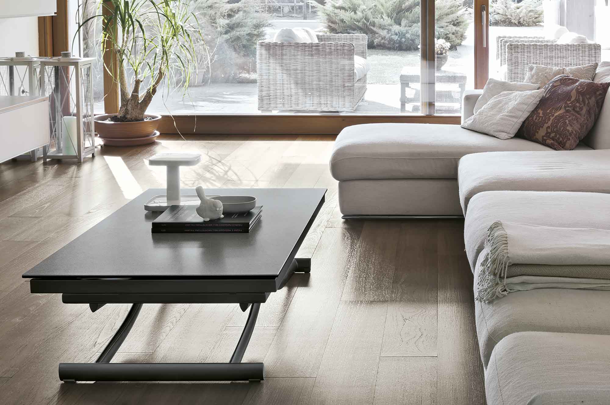 Targetpoint Dione Couchtisch höhenverstellbar ausziehbar
