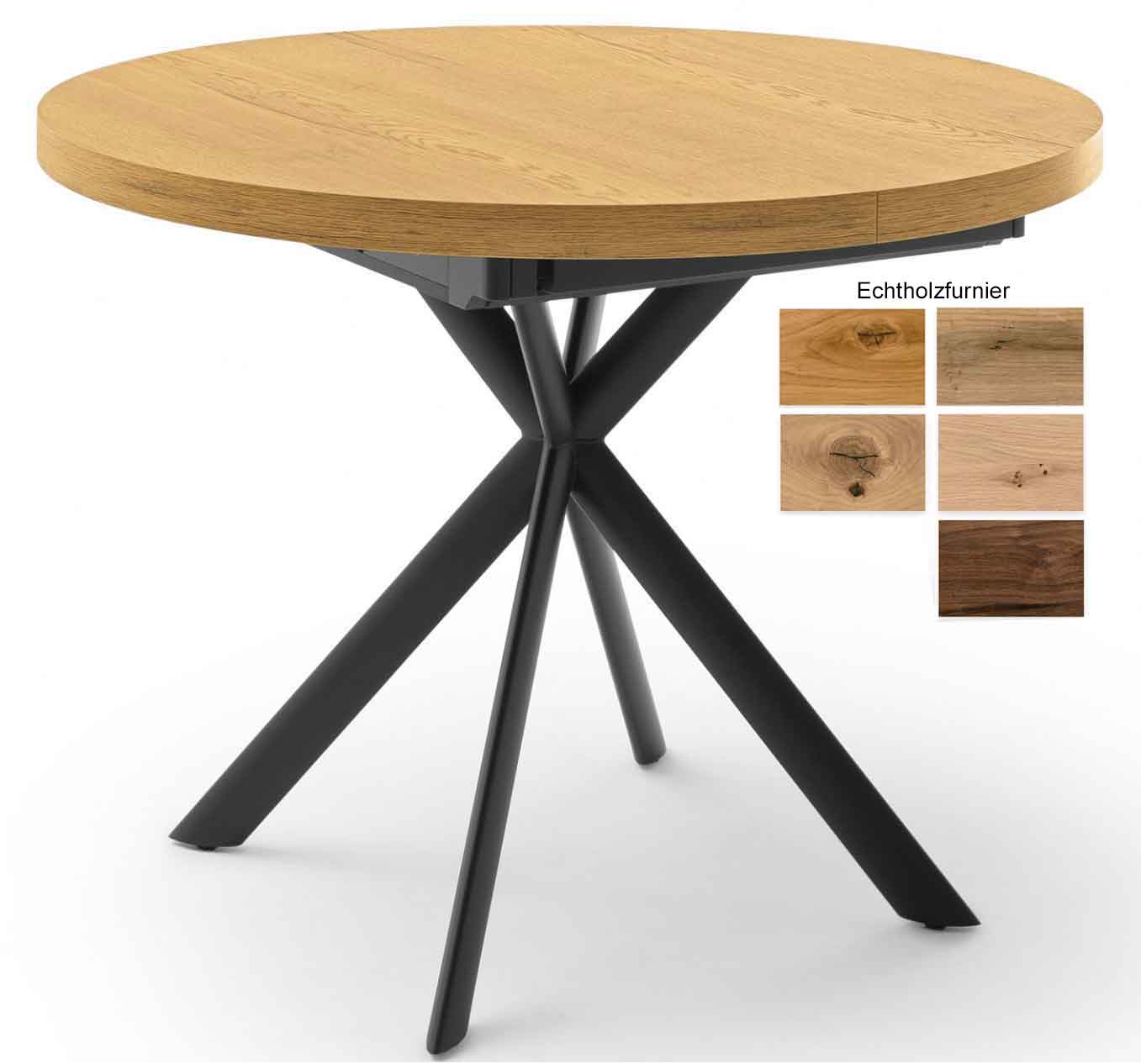 Venjakob Kall Esstisch rund Holz ausziehbar