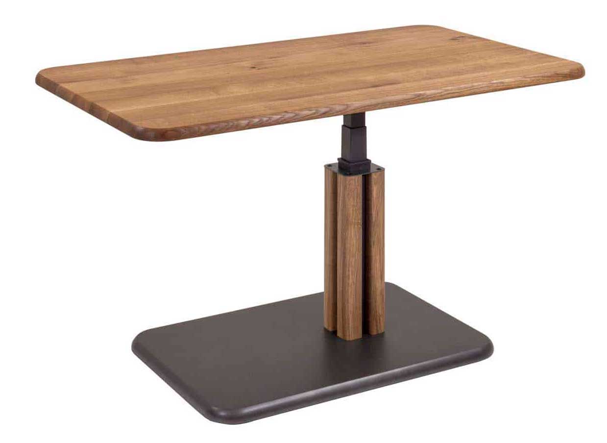 Vierhaus 7882 Couchtisch höhenverstellbar wildeiche massiv