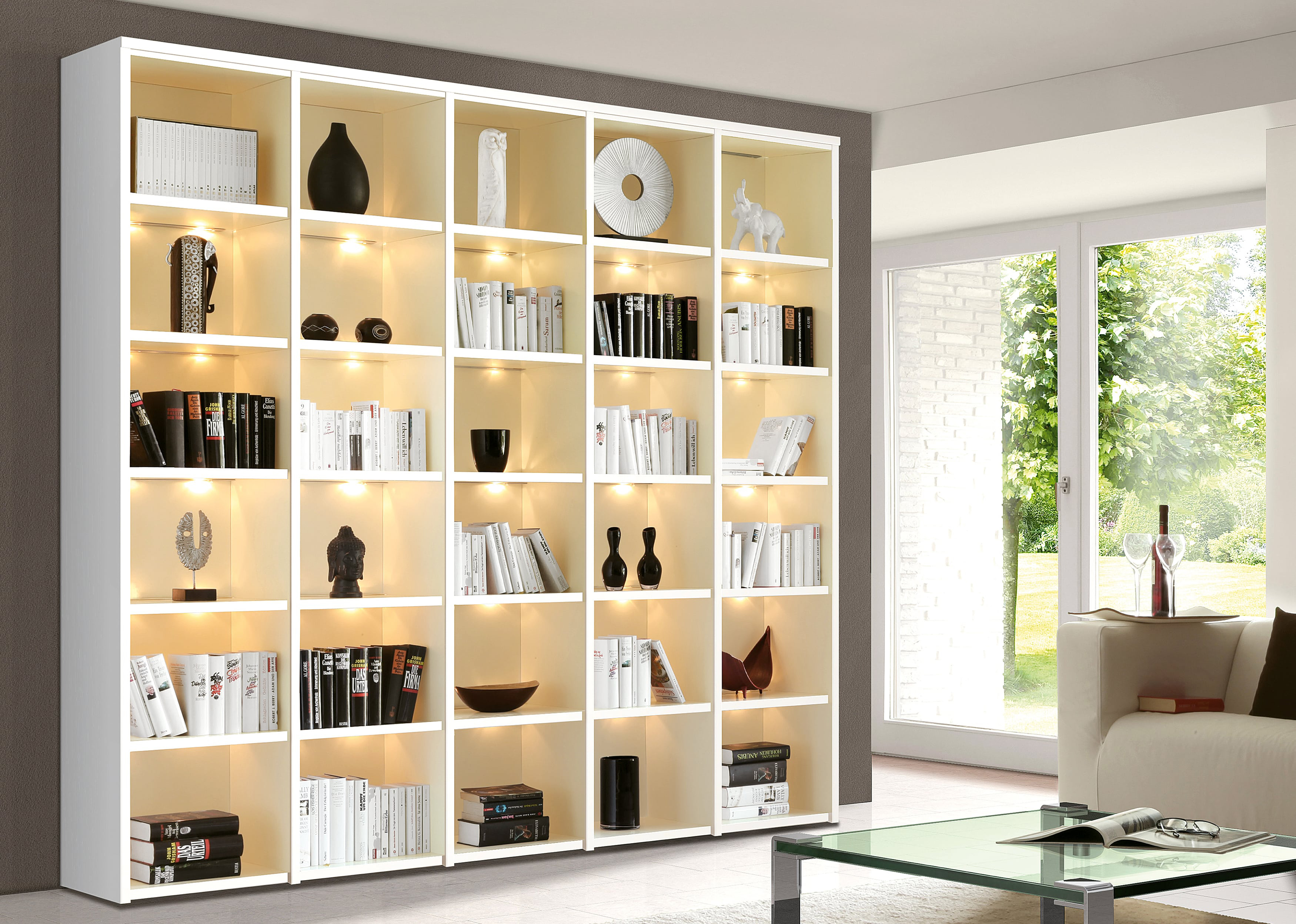 Wehrsdorfer Studio Bücherregal weiß