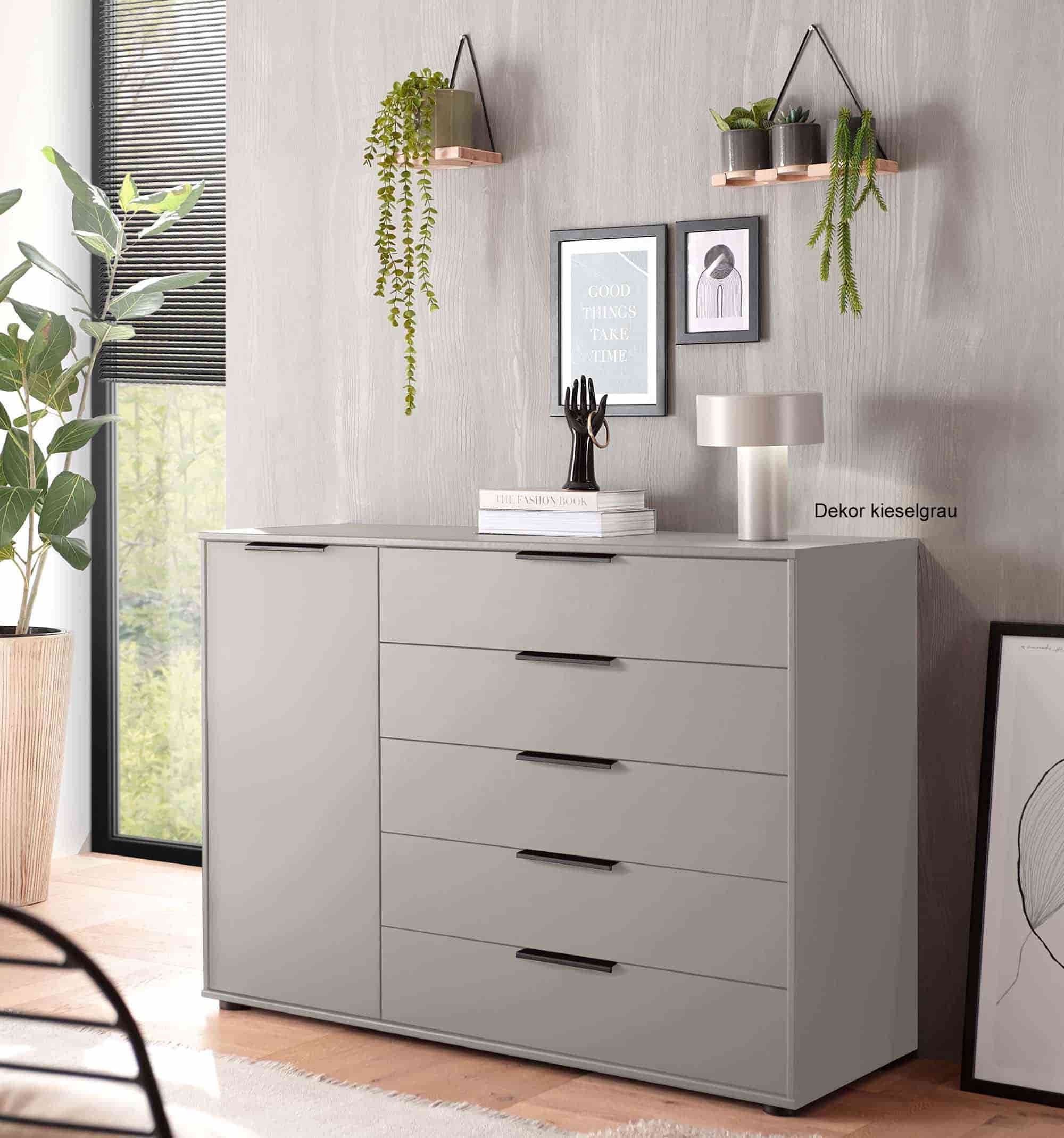 Wiemann Phönix Schlafzimmer-Kommode grau